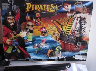 Pirate Ship Chap Mai Shoots Cannons Roll Along Large