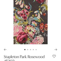 Stapleton Park Rosewood Designer Rug Brand New RRP 899