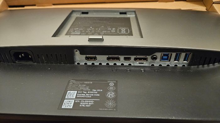 Dell ultrasharp u2417h - faulty