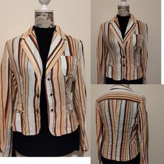Linen Designer Blazer Jacket