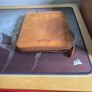 Galen Leather 20 pen zip storage case Crazy Horse leather Image 4