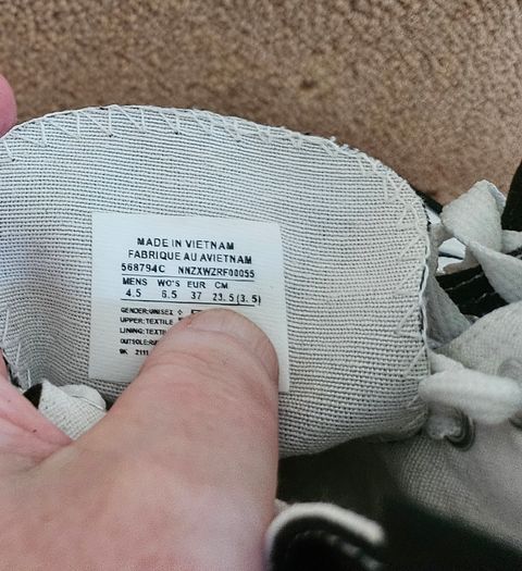 Platform Converse size 3.5