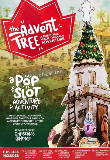 Christmas @ Home: The Advent Tree & The Advent Story Pop & Slot Adventure Activity & App-Venture