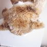 Build a Bear Champ Brown Calico Bear Heart Patch Plush Toy Image 8