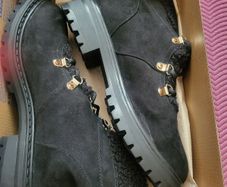 Ladies black ankle boots  size 8 brand new