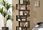 New 6-Tier Wooden Bookcase Storage - FREE P&P