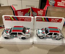 Fiat Rally Alitalia 1/25 Rare Polistil
