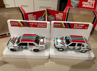 Fiat Rally Alitalia 1/25 Rare Polistil