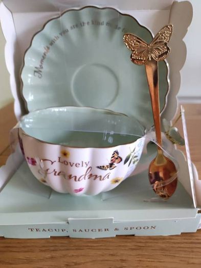 Teacup& saucer&spoon