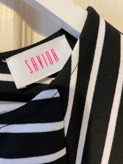 Savida Black and White Dress (Size 10)
