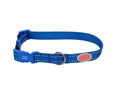 Pet Nova Dog Cat Adjustable Nylon Collar Blue XS - XL