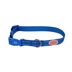 Pet Nova Dog Cat Adjustable Nylon Collar Blue XS - XL