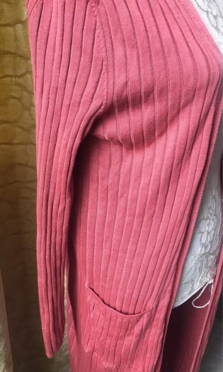 M&S longline cardigan in cinnamon blush size Small - New with tags