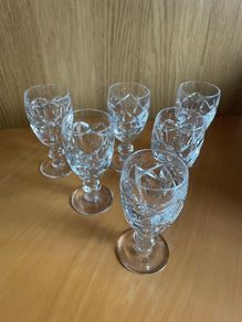 Vintage Waterford Crystal Kerry pattern sherry glasses