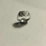 1978 Double Heart Sterling Silver Ring Image 5