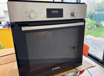 BOSCH Plug-in Electric Oven - Stainless Steel - bought May 2024