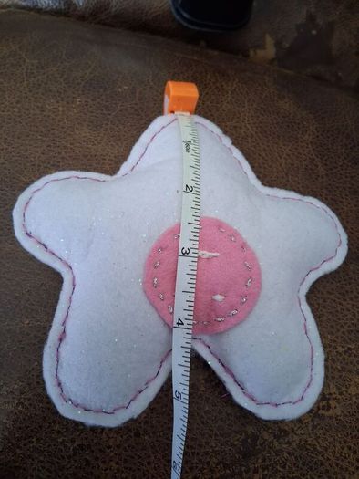 handmade white star