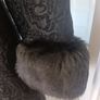 Heavy black coat UK 12 Image 4