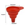 Car Funnel Engine Collapsible Silicone For Gasoline Oil Fuel Petrol Diesel DIY Image 2