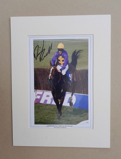 Davy Russell Horse Racing autographs