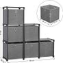 6-Cube Storage System with 6 Fabric Boxes - Free Delivery Nationwide Image 8
