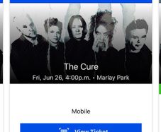 The Cure Ticket