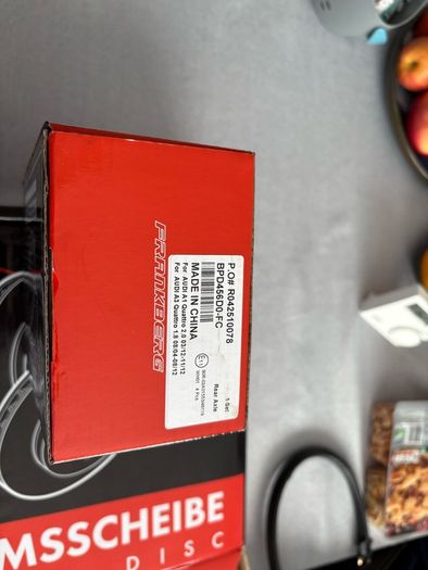 brake dick and brake part set