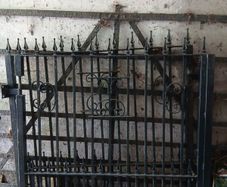 Heavy cast iron decorative gates