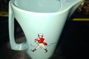 Vintage 1960's Johnnie Walker Duck Egg Blue Wade Water Jug. Postage Available or Collection