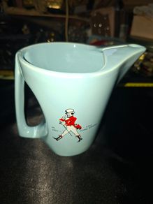 Vintage 1960's Johnnie Walker Duck Egg Blue Wade Water Jug. Postage Available or Collection