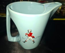 Vintage 1960's Johnnie Walker Duck Egg Blue Wade Water Jug. Postage Available or Collection