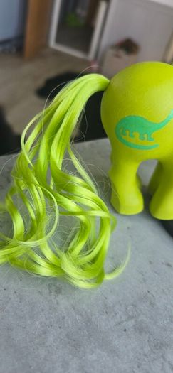 Custom Hand Painted Dinosaur using a 1982 MLP G1 My Little Pony