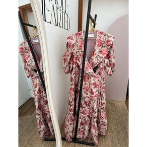 asos edition floral wrap dress