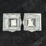 Pair Waterford Crystal Metropolis Votive Tealight Candle Holders Image 2
