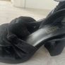 M&S Black suede platform sandals Image 7