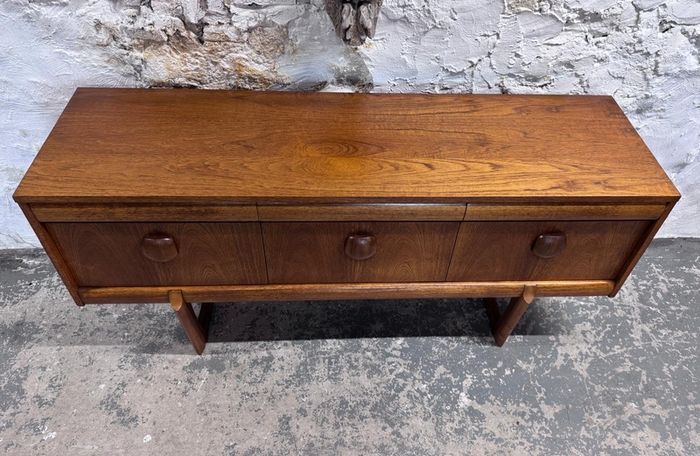 Mid Century Modern teak sideboard manufactured by Elliot's of Newbury