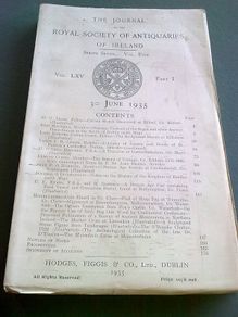 Journal of the Royal Society of Antiquaries of Ireland 1935