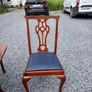 Antique dining table and chairs Image 5