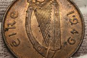 Ireland 1949 1d Penny Choice Uncirculated Some Lustre