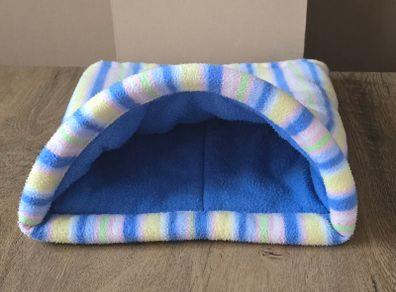 Large Guinea pig Tunnel wired - blue stripped