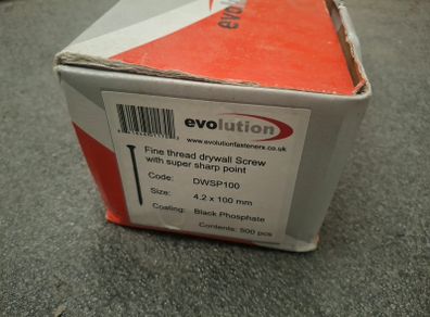 Uncollated Drywall Screws 4.2 x 100mm 500pcs Pack