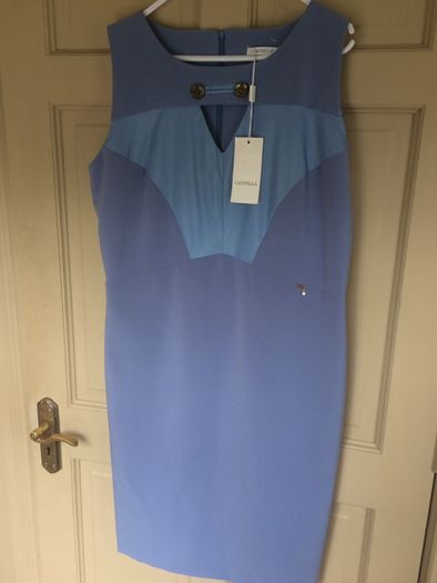 Cannella blue dress BNWT
