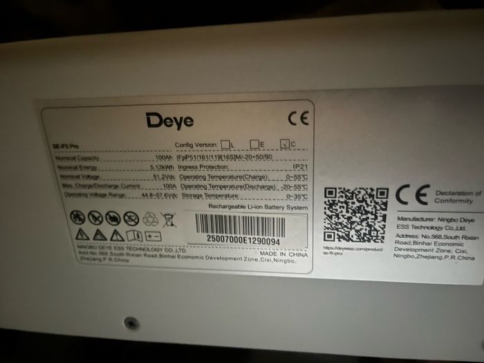 Complete Deye Solar Power Kit - 8kW Inverter + 5.12kWh Battery + Cables (10-Yr Warranty)