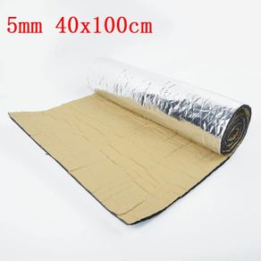 5mm 40x100cm Car Soundproofing Deadening Mat Heat Sound Insulation Cotton Firewall Auto Hood Door Deadener Foam