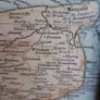 Vintage  Map Of England  ( Section Iv ) Image 2
