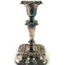Antique silver plated candlestick Image 2
