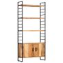 4-Tier Bookcase 80x30x180 cm Solid Acacia Wood Image 10