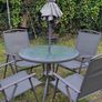 Home Garden Furniture Set Table, 4 Chairs & Parasol 100.00 Image 3