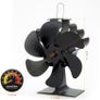 Log Burner Fan Silent Operation | 6-Blade Stove Fans Log Burners | Wood Burner Fans Heat Powered | Fan for Wood Burning Stove | Fireplace Accessories Tools Image 5
