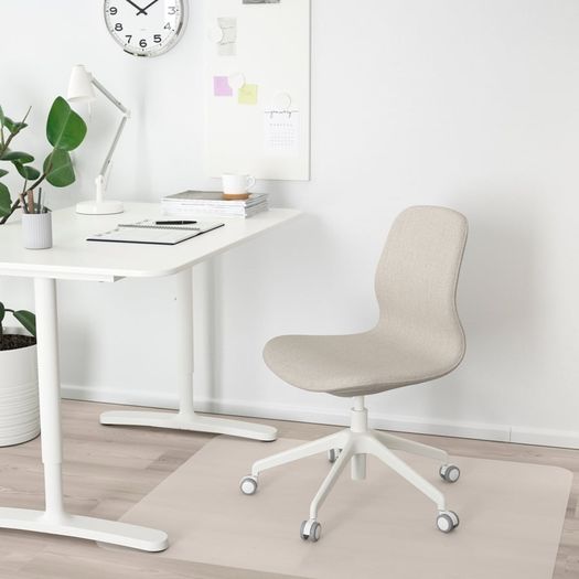 IKEA LANGFJALL Conference  office Chair  Gunnared Beige/White good  Condition